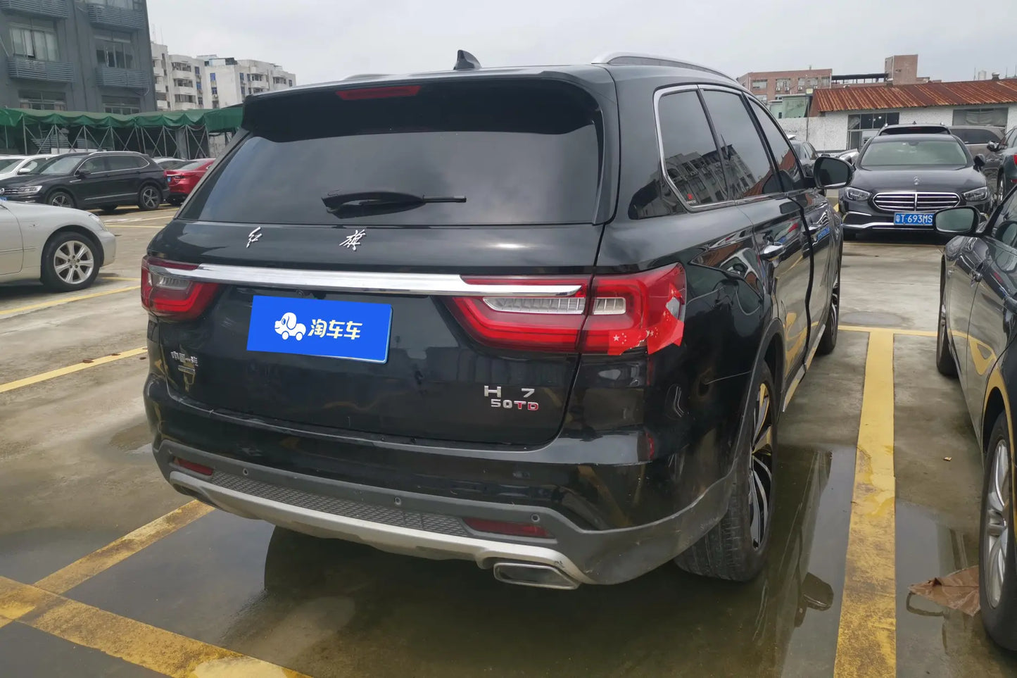 Certificated Used Hongqi HS7 2021 Model 3.0T Automatic 4WD Intelligent Link Qichang Edition